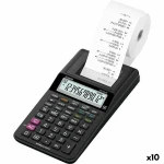 Calculadora impresora Casio HR-8RCE Negro (10 Unidades)