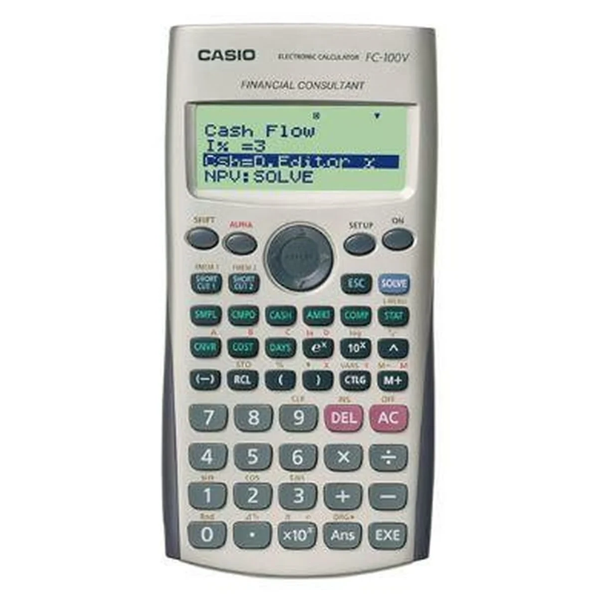 Calculadora Científica Casio FC-100V Gris (10 Unidades)