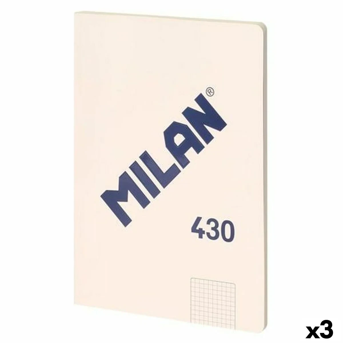 Libreta Milan SERIE 1918 Beige A4 48 Hojas (3 Unidades)