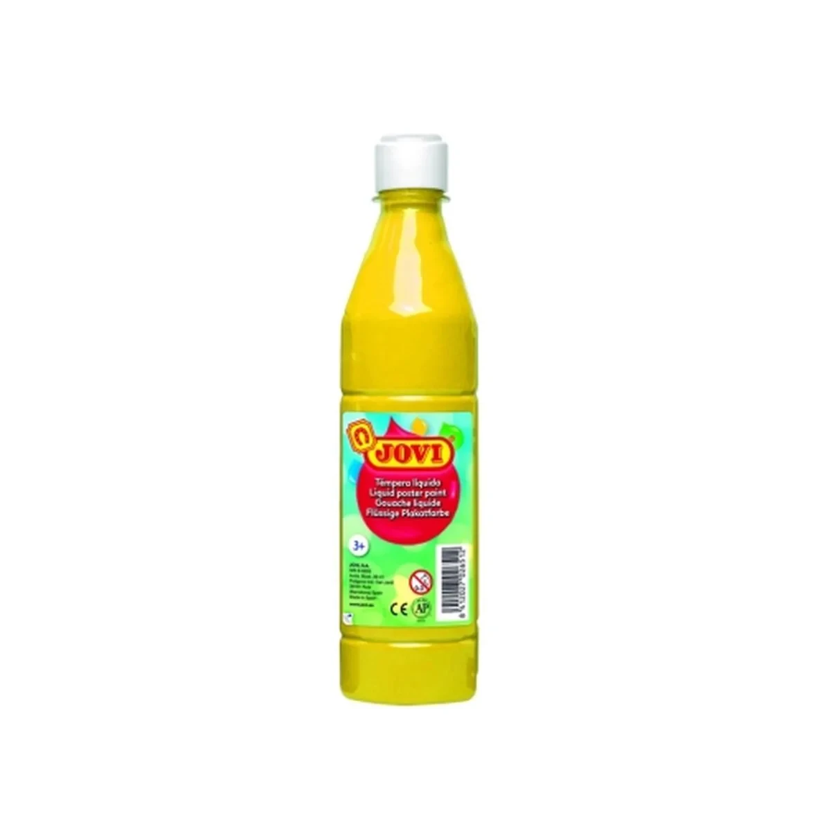 Témpera Jovi Amarillo 500 ml (12 Unidades)