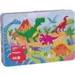 Puzzle Apli 48 x 32 cm Dinosaurios 48 Piezas (8 Unidades)