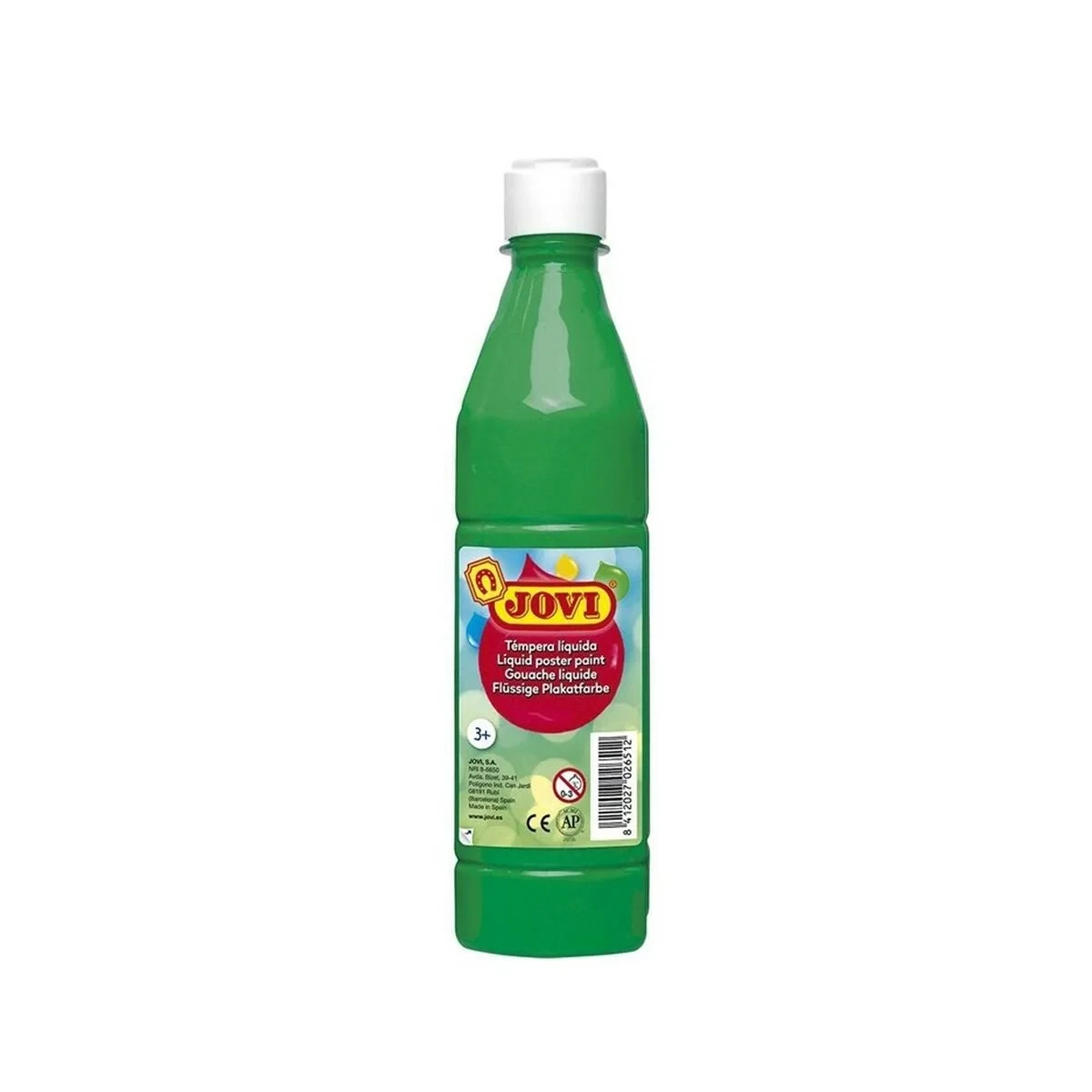 Témpera Jovi Verde 500 ml (12 Unidades)