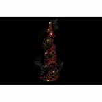 Árbol de Navidad DKD Home Decor Rojo Verde Dorado 16 x 16 x 41 cm Plástico (2 Unidades)