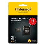 Tarjeta de Memoria Micro SD con Adaptador INTENSO 34234 UHS-I Premium