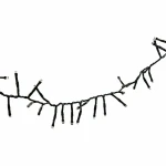 Tira de luces DKD Home Decor Amarillo Blanco LED (2 Unidades)