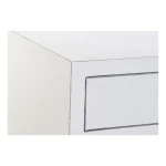 Aparador DKD Home Decor Kamakura Blanco Dorado Metal Álamo 150 x 50 x 80 cm (150 x 50 x 80 cm)