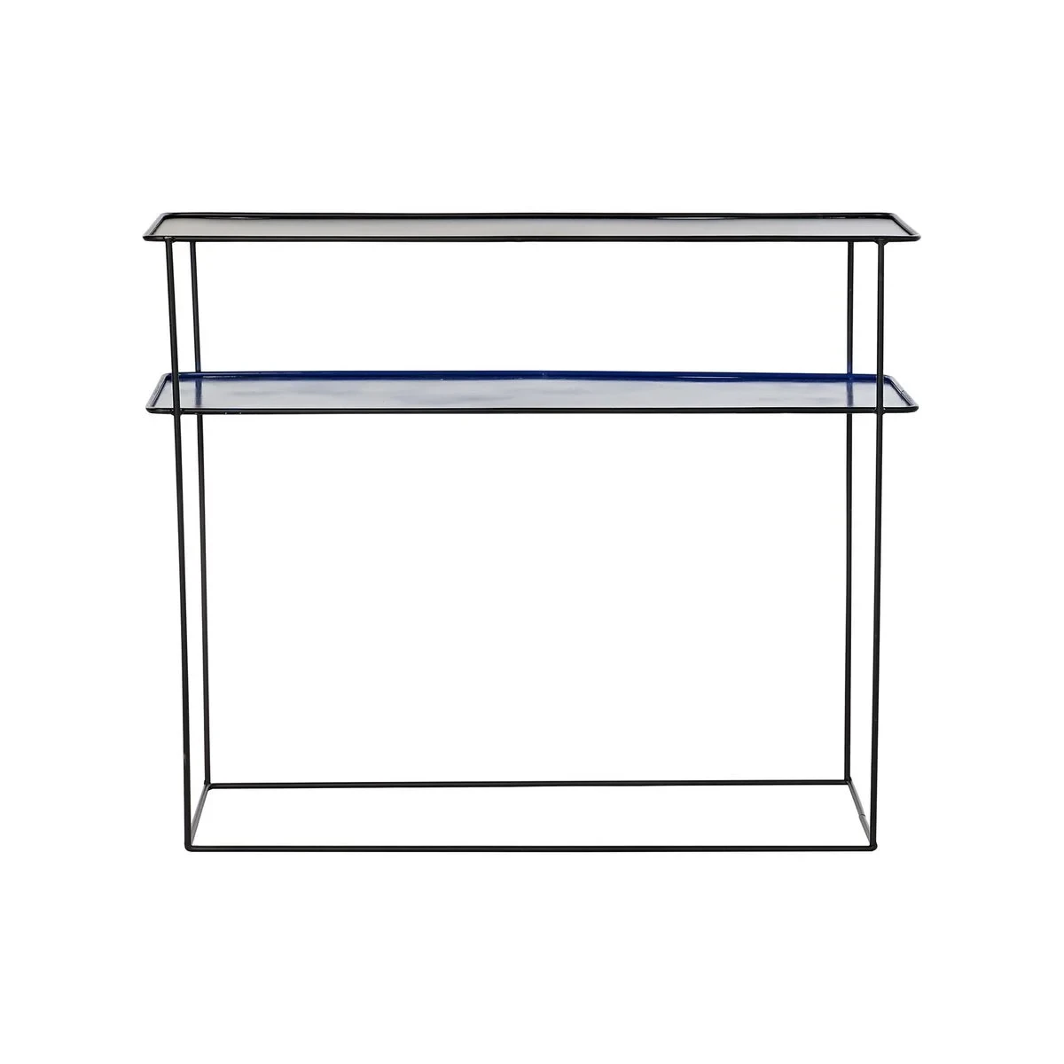 Juego de muebles DKD Home Decor Azul Negro 70 x 27 x 45 cm 40 x 27 x 45 cm 80 x 27 x 65 cm 80 x 27,5 x 65 cm