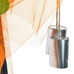 Decoración para Halloween DKD Home Decor Organza Poliéster Calabaza (50 x 92 cm) (2 pcs)