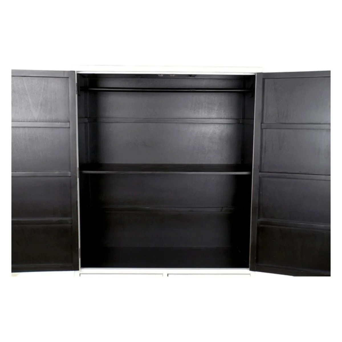 Armario DKD Home Decor Blanco Dorado Metal Álamo 120 x 50 x 175 cm