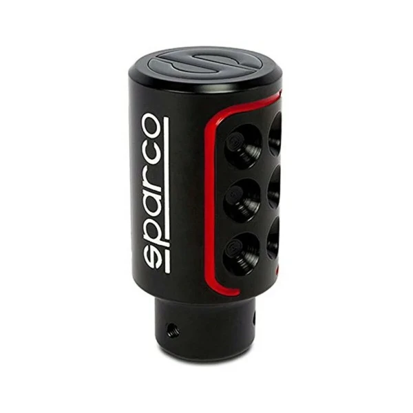 Pomo de la Palanca de Cambio Sparco SPC RACING Negro/Rojo