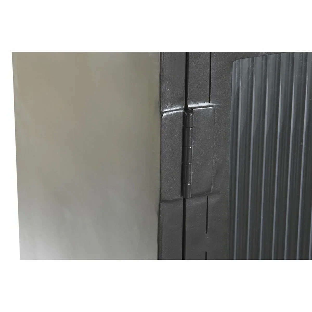 Aparador DKD Home Decor   Negro Dorado Natural Metal Madera de mango 145 x 40 x 85 cm