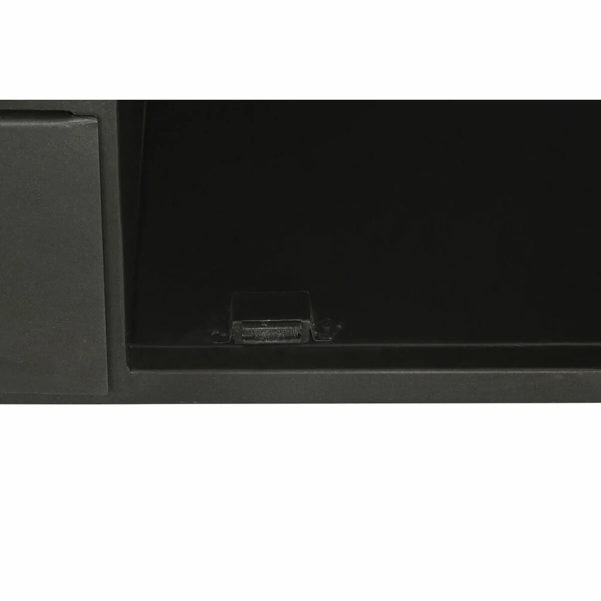 Aparador DKD Home Decor   Negro Dorado Natural Metal Madera de mango 145 x 40 x 85 cm