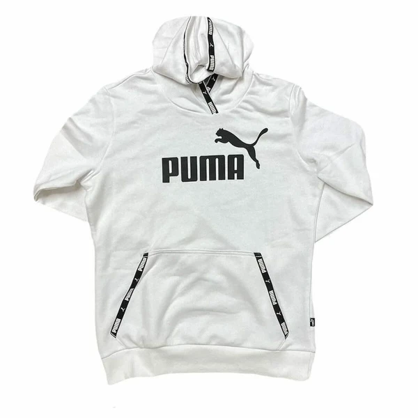 Sudadera con Capucha Mujer Puma Power Blanco