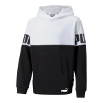 Sudadera con Capucha Niño Puma Colorblock Blanco