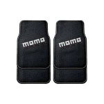 Set de Alfombrillas para Coche MOMO CM009BG Negro/Rojo PVC