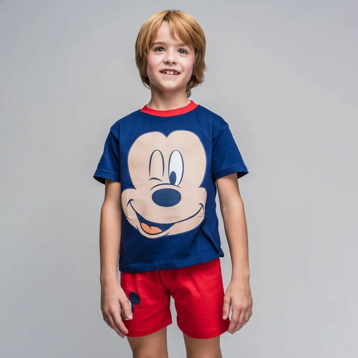 Pijama Infantil Mickey Mouse Rojo