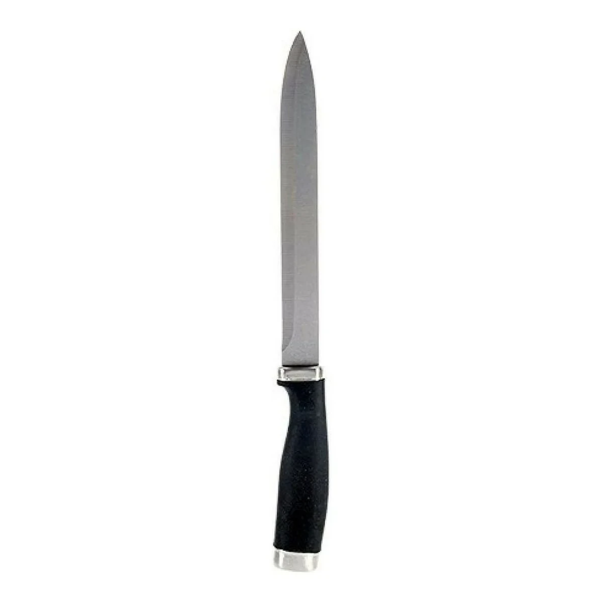 Cuchillo de Cocina Kinvara Negro Plateado Acero Inoxidable Plástico Acero inoxidable/Madera 3,5 x 33 x 2 cm 33 x 2 x 3,5 cm