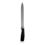Cuchillo de Cocina Kinvara Negro Plateado Acero Inoxidable Plástico Acero inoxidable/Madera 3,5 x 33 x 2 cm 33 x 2 x 3,5 cm