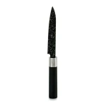 Cuchillo de Cocina Kinvara Negro Acero Inoxidable Plástico Acero inoxidable/Madera 2,5 x 24 x 2,5 cm