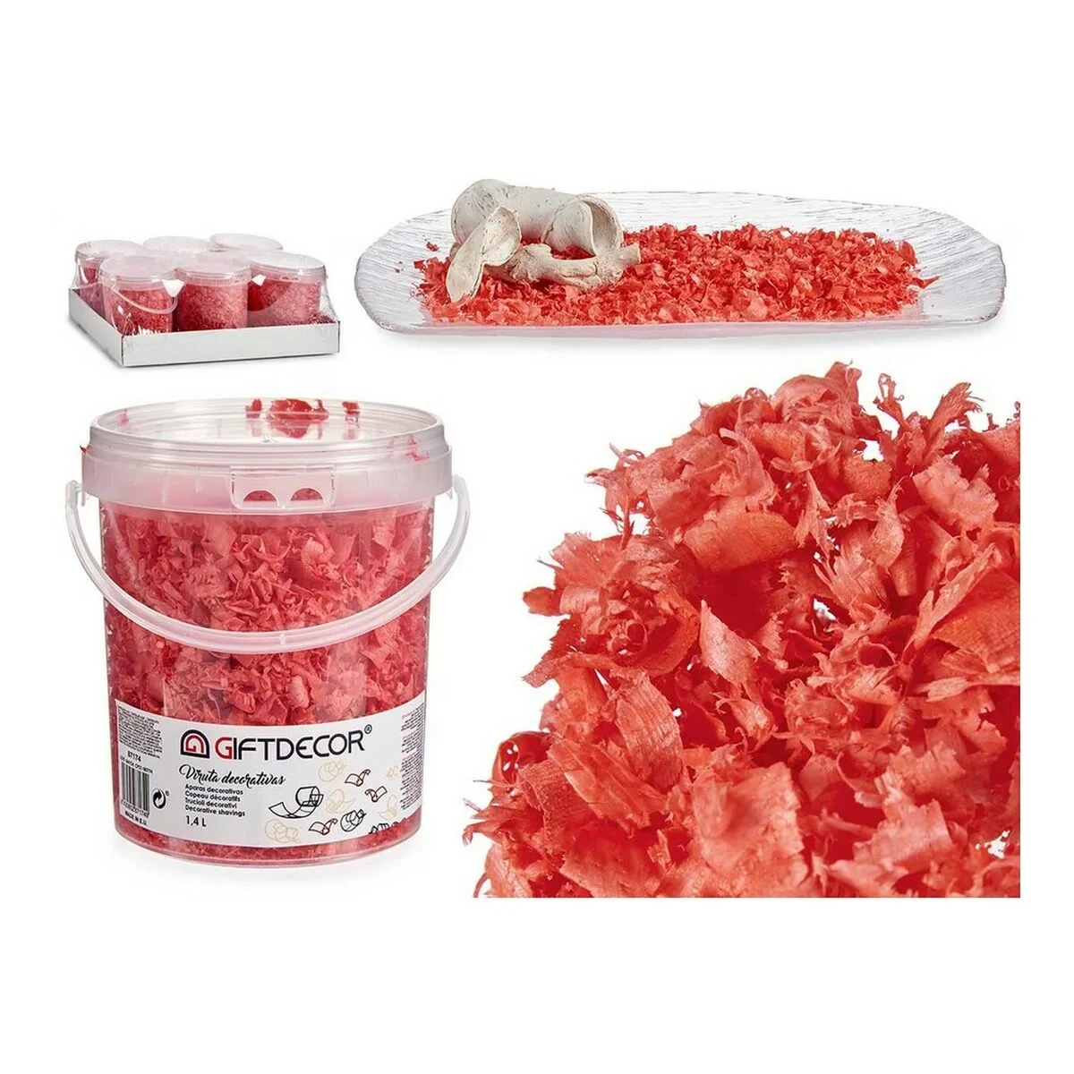 Viruta Decorativa Gift Decor 13 x 14 x 14 cm