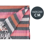 Foulard Multiusos Gift Decor Rosa 40 x 9 x 8 cm Rayas