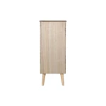 Cómoda DKD Home Decor Dorado Marrón claro Madera Madera de Paulonia Madera MDF Scandi 45 x 40 x 100 cm 42 x 40 x 100 cm