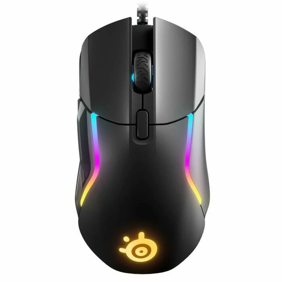 Ratón SteelSeries Rival 5 Negro Gaming Con cable Luces LED