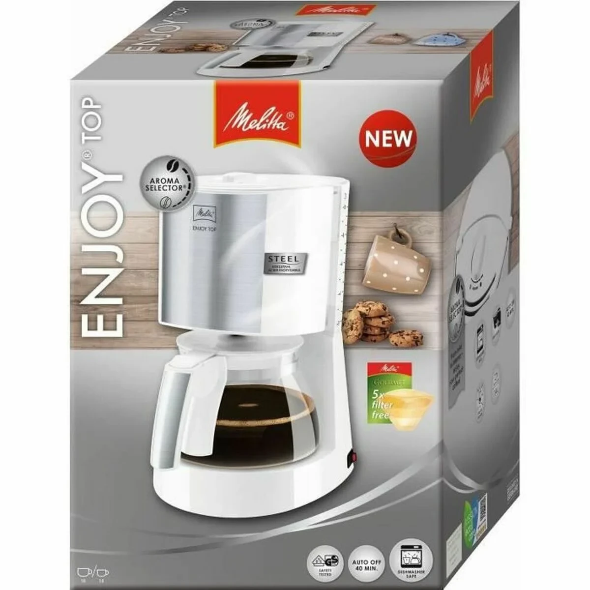 Cafetera de Goteo Melitta 1017-03 1000 W 1000 W 1 L 1,2 L