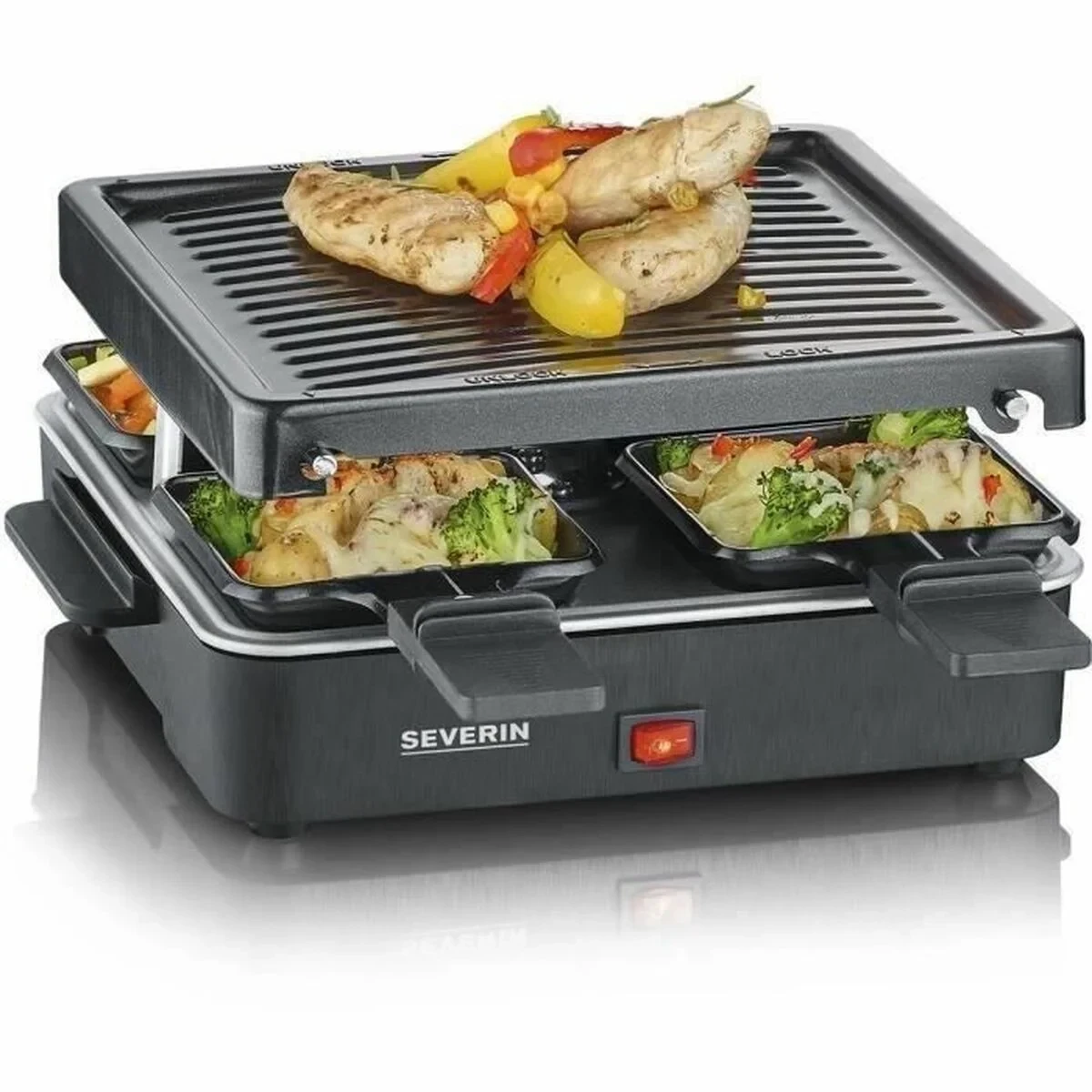 Raclette Severin RG 2370 Negro noir