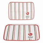 Salvamantel Kinvara Bon Appetit Blanco Rojo 33 x 0,3 x 48 cm (12 Unidades)