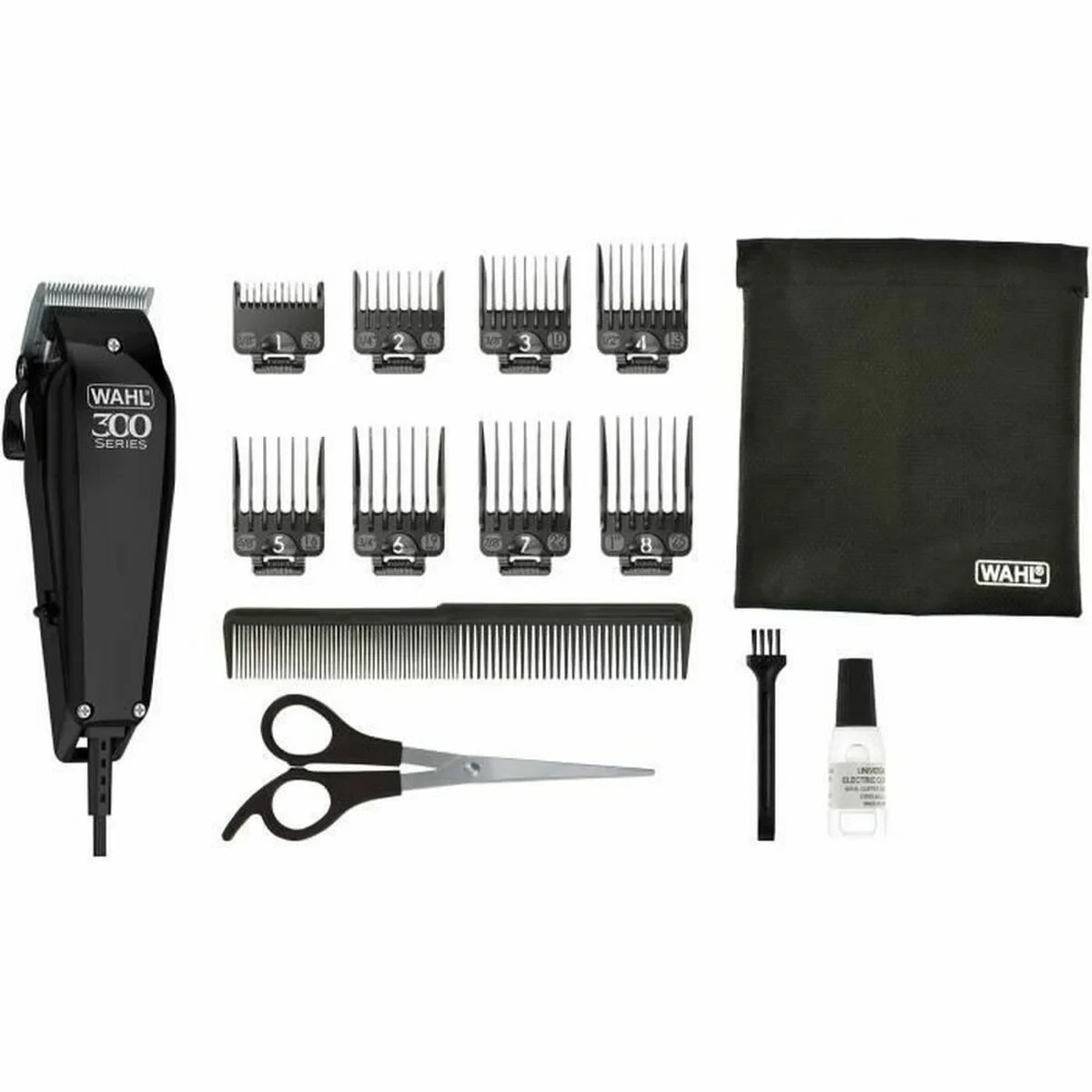 Cortapelos-Afeitadora Wahl Home Pro 300 Negro Accesorios