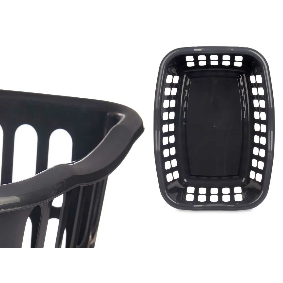 Cesto Kipit Antracita Polipropileno 50 L (12 Unidades)