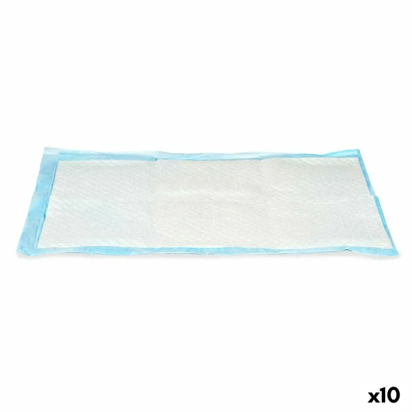 Empapador Mascow Azul Blanco Papel Polietileno 40 x 60 cm 19 x 28 x 6 cm 19 x 7 x 27,5 cm (10 Unidades)