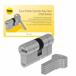 Cilindro de seguridad Yale 30 x 40 mm Latón