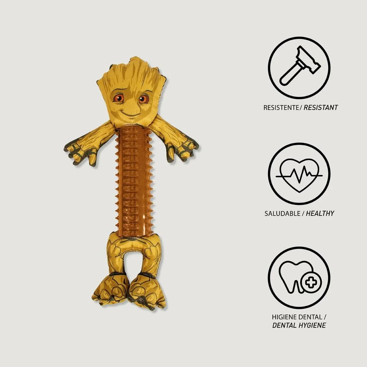 Mordedor de perro Marvel Ocre 11 x 30 x 9 cm