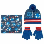 Gorro, Bufanda y Guantes Sonic 2-8 Años