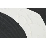 Cuadro Home ESPRIT Blanco Negro Abstracto 103 x 4,3 x 143 cm (2 Unidades)