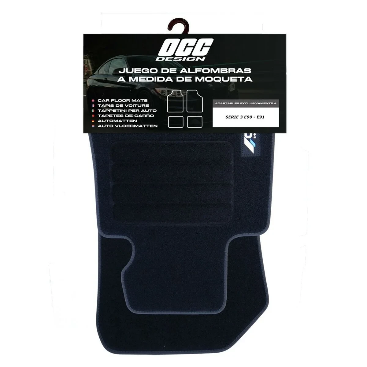 Set de Alfombrillas para Coche OCC Motorsport OCCBW0026LOG Bmw E90 Serie 3 Sedan 5 Piezas