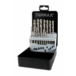 Set de brocas TERRAX Estuche DIN 338 25 Piezas 19 piezas