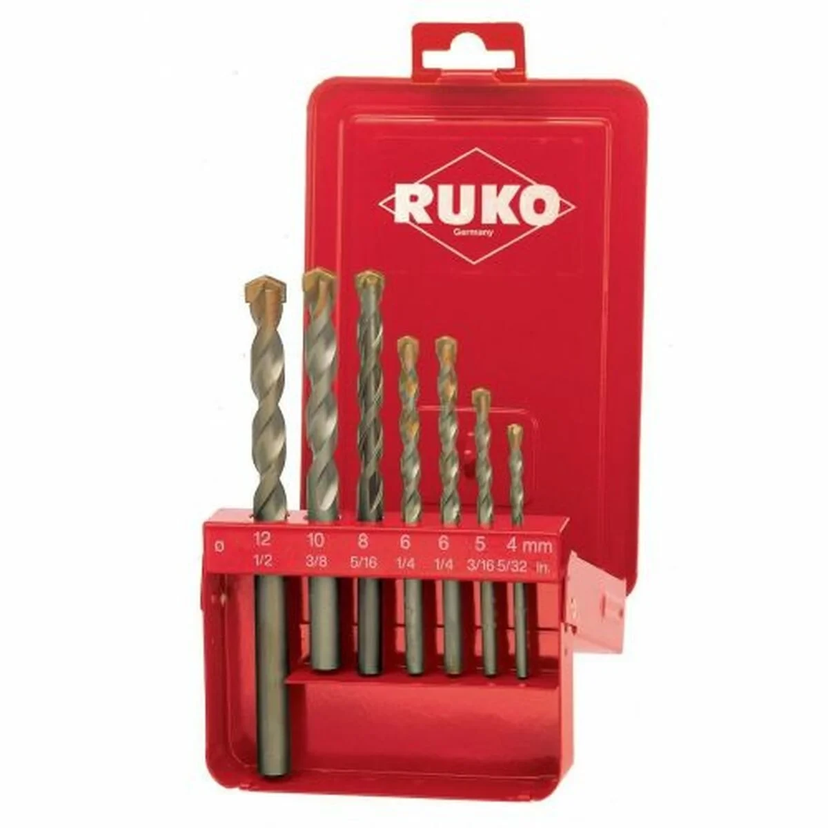 Set de brocas RUKO Metal Widia Caja 75 Piezas