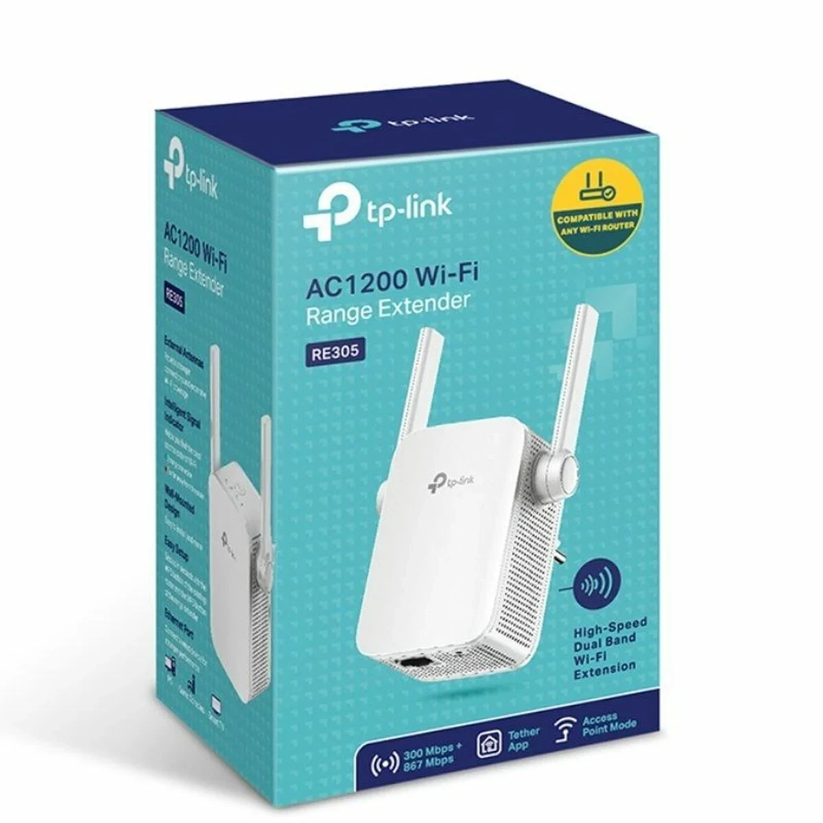 Repetidor Wifi TP-Link RE305 V3 AC 1200