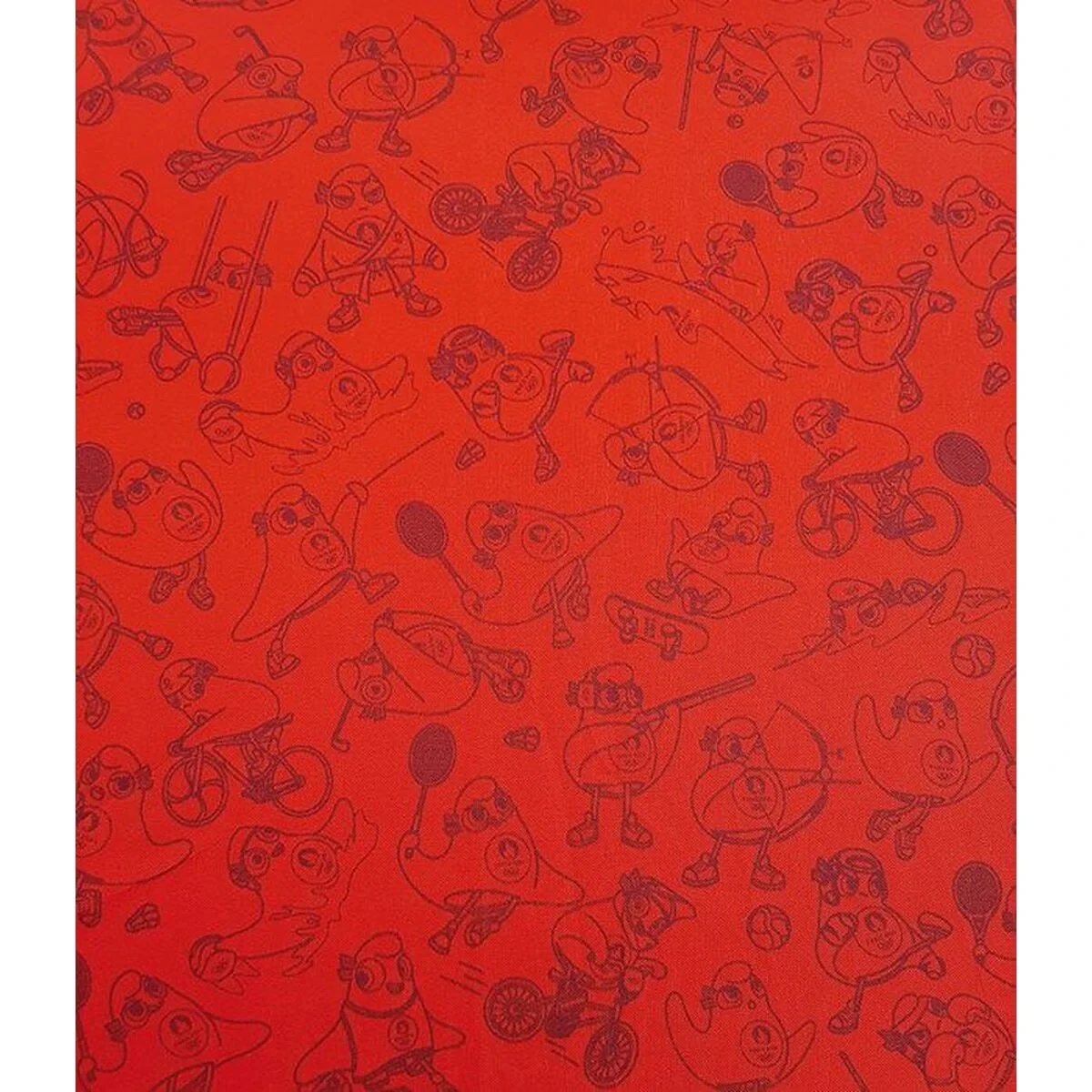 Sillón Infantil Fun House Paris 2024 Olympic Games Blanco Rojo