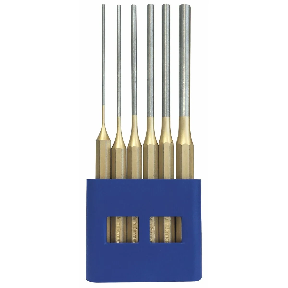 Juego de botadores cilíndricos ATM Dorado Extralarga 6 Piezas