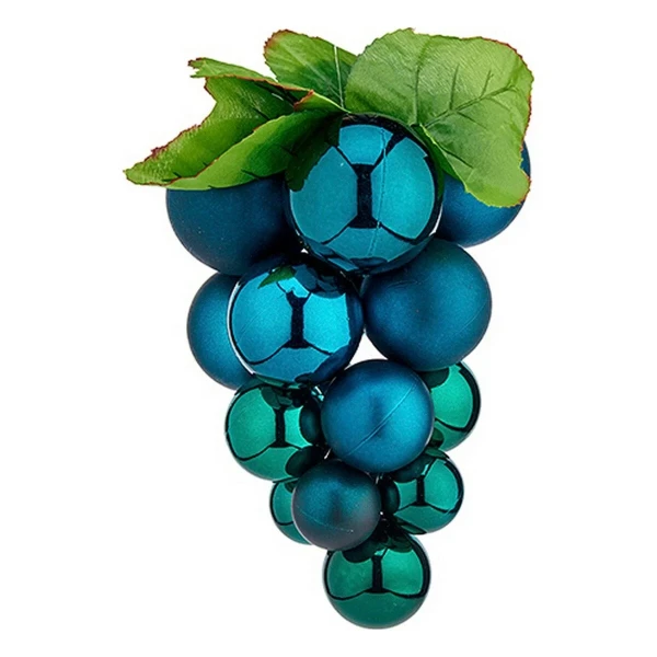 Bola de Navidad Krist+ Azul Plástico Uvas Pequeño