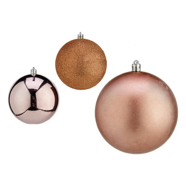 Bolas de Navidad Krist+ Rosa Plástico Ø 10 cm 6 Unidades
