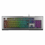 Teclado Gaming Genesis NKG-1621 Negro Aluminio Qwerty Español