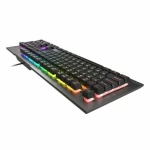 Teclado Gaming Genesis NKG-1621 Negro Aluminio Qwerty Español