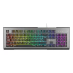 Teclado Gaming Genesis NKG-1621 Negro Aluminio Qwerty Español