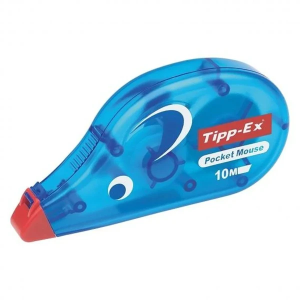 Cinta Correctora TIPP-EX Pocket Mouse Azul Blanco (10 Piezas) (10 Unidades)
