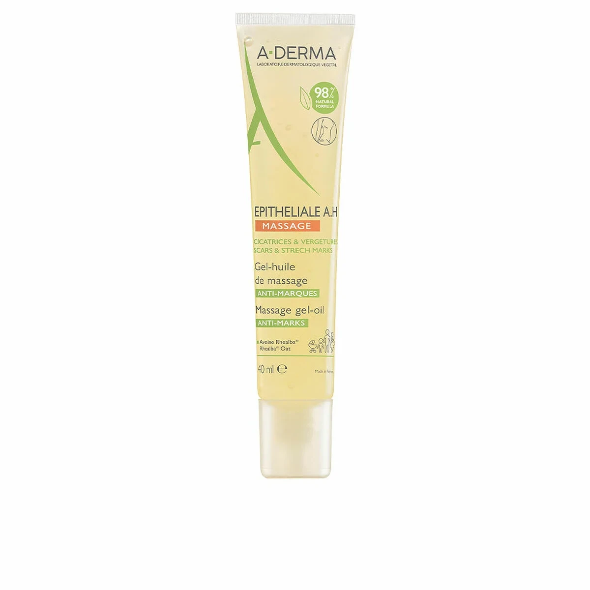 Aceite Corporal A-Derma Epitheliale Massage 40 ml Gel